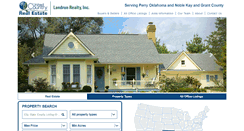 Desktop Screenshot of landrunrealty.com