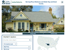 Tablet Screenshot of landrunrealty.com